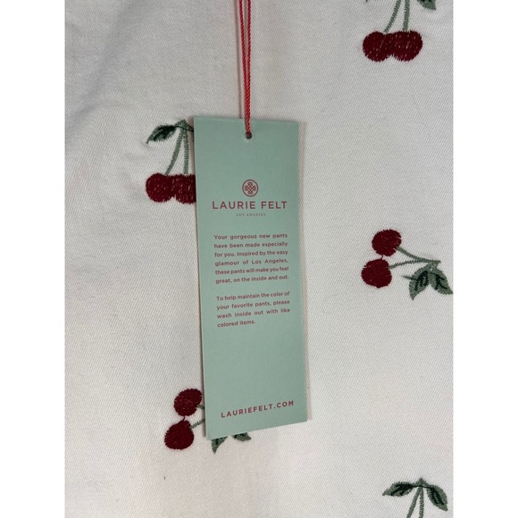 NWT Laurie Felt Silky Ankle Skinny, Vital Stretch Technology, Cherries, Size XL - Picture 9 of 10